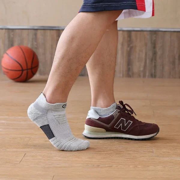 1/3pairs/Lot Men's Socks Compression Stockings Breathable Basketball Sports Cycling running Towel Socks High Elastic Tube Socks - Image 5