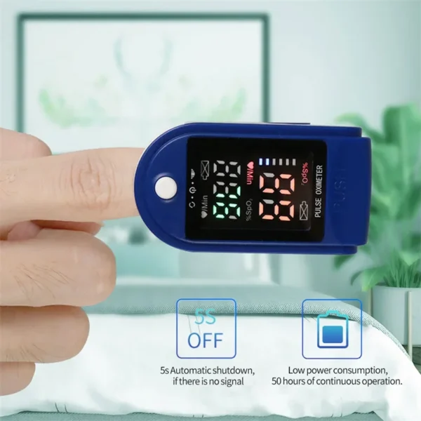 Portable Professional Finger Oximeter Digital Finger Pulse Oximeter OLED Blood Oxygen Heart Rate Health Diagnostic Monitor Tool - Image 4