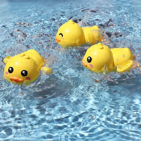 Baby Bath Toys Kids Swimming Clockwork Dolls Play Water Fun Bathing Cute Funny Children Bathroom Shower Bathtub Animals Toy - Image 5