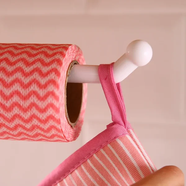 Kitchen Tissue Holder Hanging Toilet Roll Paper Towel Holder Rack Kitchen Bathroom Cabinet Door Hook Holder Organizer - Image 4