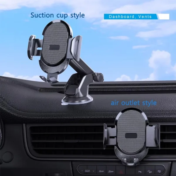 2025 New Universal Sucker Car Phone Holder Windshield For iPhone15 14 13 Xiaomi Samsun - Image 2