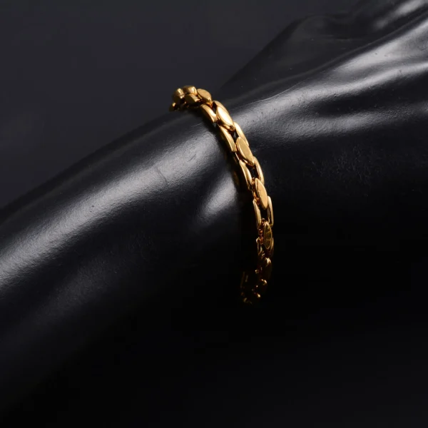 4.2mm Stainless Steel Bracelet Link Chain for Women - Image 4