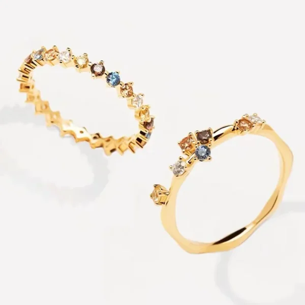Fashion 925 Sterling Silver Simple Style Ring Charm Quality
