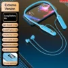 25H battery Life Wireless Bluetooth Headphones Magnetic Hifi Stereo Neckband Earphones