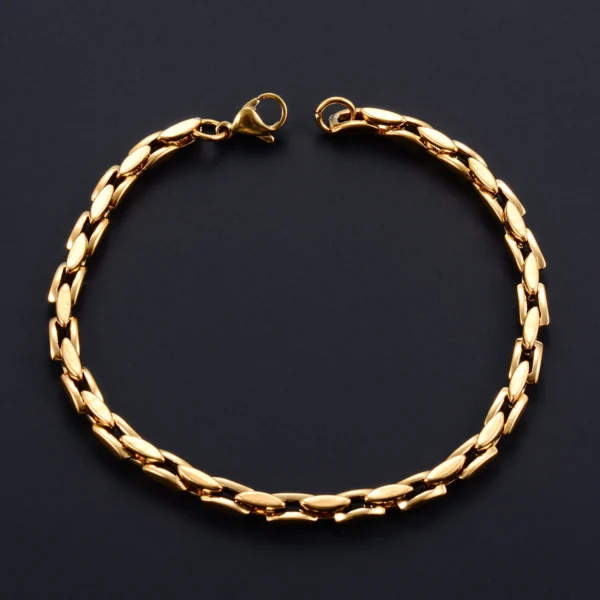4.2mm Stainless Steel Bracelet Link Chain for Women