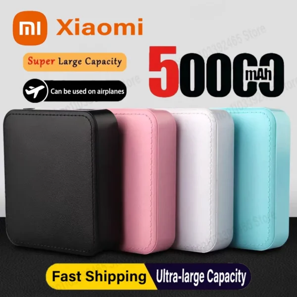 Xiaomi 50000mAh Power Bank High Capacity Super Fast Charging Powerbank