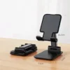 Mobile Phone Holder Stand Desktop Lazy Bedside Bracket Support - Black