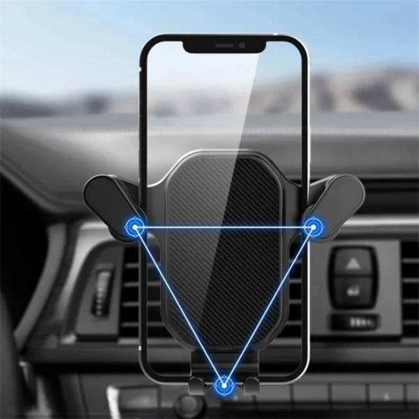 Car Air Vent Clip Mount Hook Gravity Car Phone Holder - Image 3