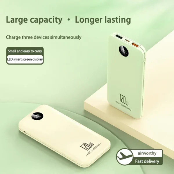 Xiaomi 120W Power Bank 200000mAh Super Fast Charging Large-capacity Portable For Android IOS - Image 3