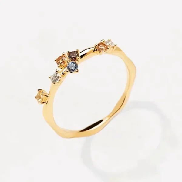 Fashion 925 Sterling Silver Simple Style Ring Charm Quality - Image 2