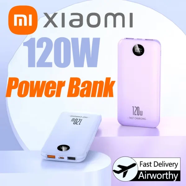 Xiaomi 120W Power Bank 200000mAh Super Fast Charging Large-capacity Portable For Android IOS - Image 2