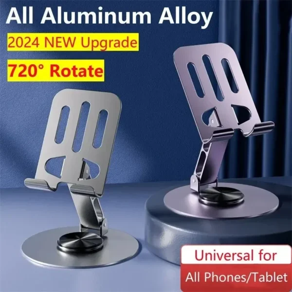 720 Rotate Aluminum Alloy Tablet Holders for iPad Adjustable