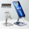 Universal All Aluminum Alloy Foldable Desk Phone Metal Holder Mount Stand For Mobile Phone
