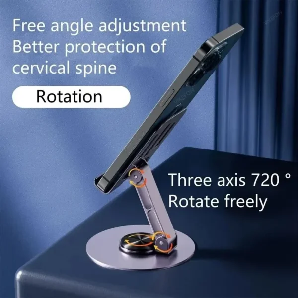 720 Rotate Aluminum Alloy Tablet Holders for iPad Adjustable - Image 2