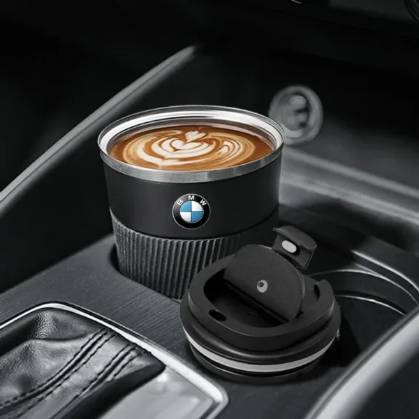 Stainless Steel Coffee Thermos Bottle Thermal Mug For BMW - Image 4