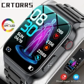 Luxury Men's Smart Watch ECG+PPG Monitor Clock IP68 Waterproof Sports Fitness Tracker Wrist Smartwatch for Women iOS Xiaomi 2025