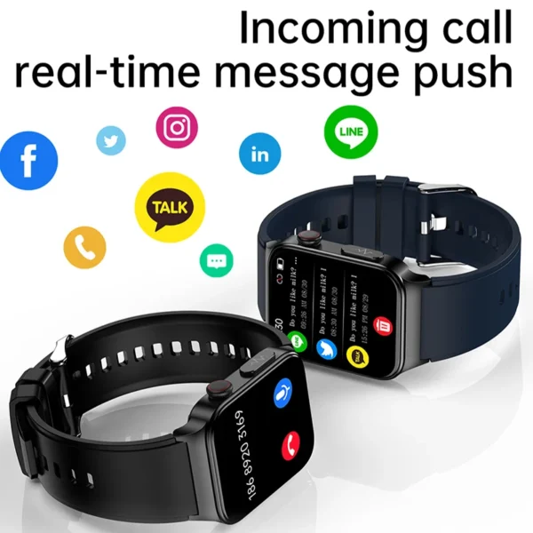 Luxury Men's Smart Watch ECG+PPG Monitor Clock IP68 Waterproof Sports Fitness Tracker Wrist Smartwatch for Women iOS Xiaomi 2025 - Image 4