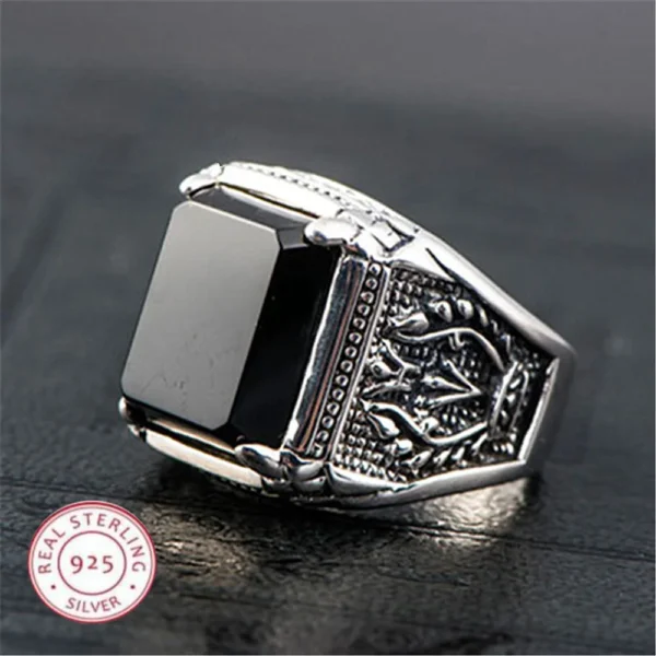 925 Sterling Silver Men Rings High Quality