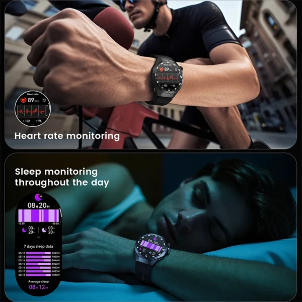 2025New For Huawei GT5 Pro Smart Watch Men HD AMOLED Screen GPS Motion trajectory HeartRate Bluetooth Call 1.52" SmartWatch IP68 - Image 6