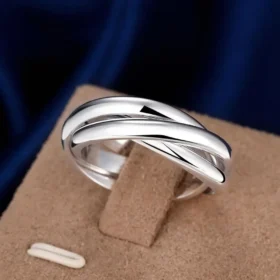 For Women Lady Wedding Beautiful Charm FashionSilver Rings