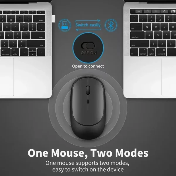Rechargeable Gaming Mouse Wireless Bluetooth-Compatible - Image 2