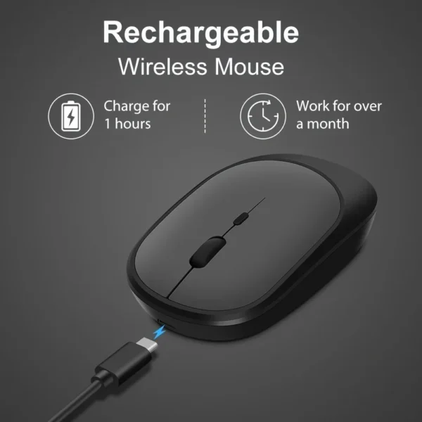 Rechargeable Gaming Mouse Wireless Bluetooth-Compatible - Image 3