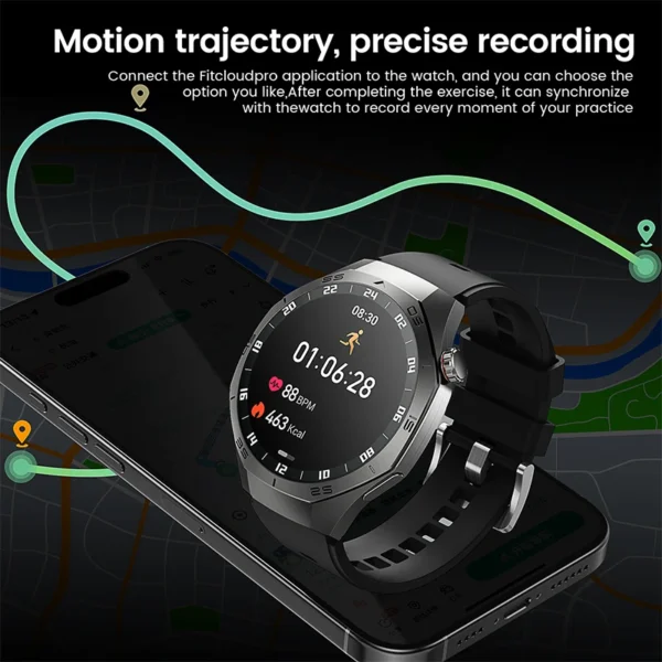 2025New For Huawei GT5 Pro Smart Watch Men HD AMOLED Screen GPS Motion trajectory HeartRate Bluetooth Call 1.52" SmartWatch IP68 - Image 5