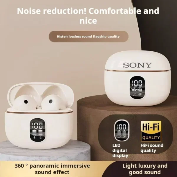 Sony True Wireless Earbuds HIFI Stereo Sound ENC Bluetooth Earphones - Image 4