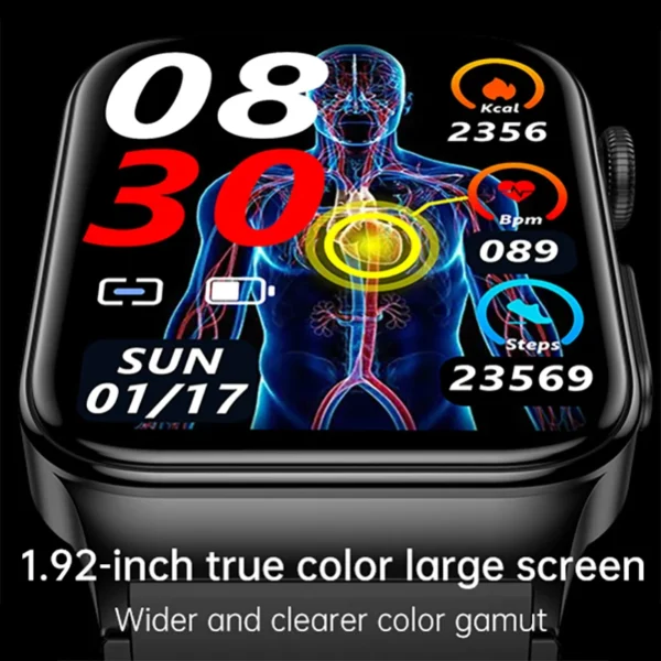 Luxury Men's Smart Watch ECG+PPG Monitor Clock IP68 Waterproof Sports Fitness Tracker Wrist Smartwatch for Women iOS Xiaomi 2025 - Image 2