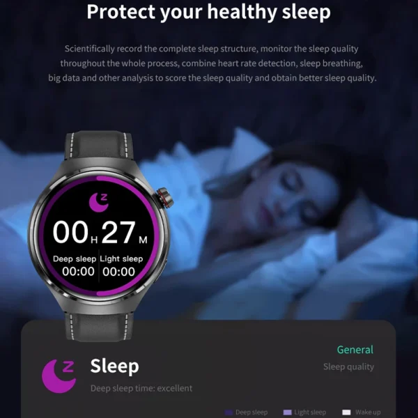 2025 New Smart Watch Men For Huawei Watch 4 Pro 360*360 HD Screen Heart rate Bluetooth Call Health Monitoring Sports Smartwatch - Image 6